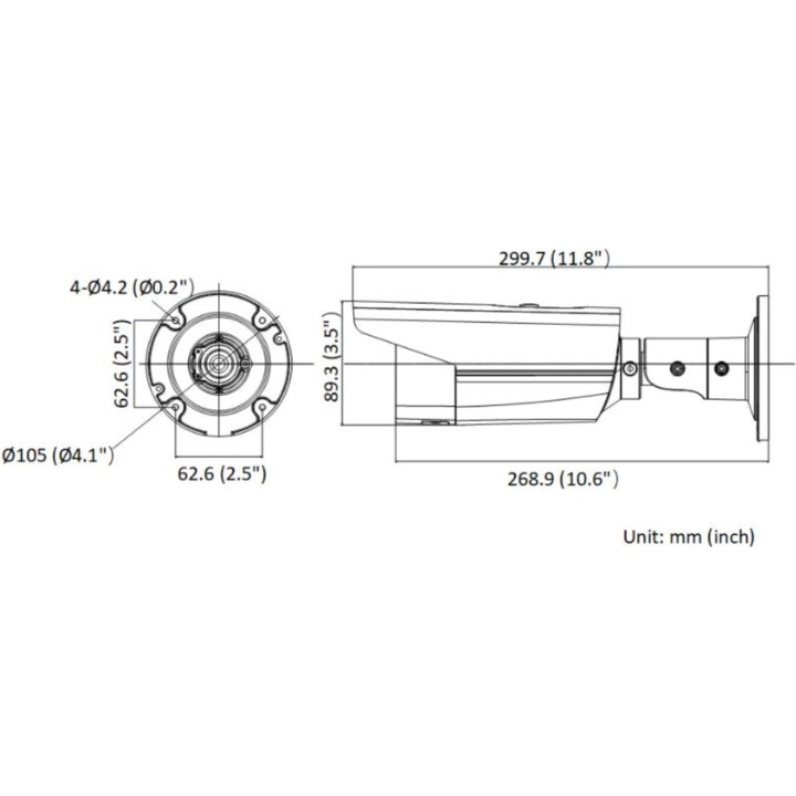 Telecamera IP Hikvision DS-2CD2T43G2-2LI(2,8 mm)