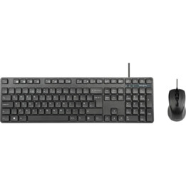 Combinação de teclado e mouse com fio de tamanho normal (espanhol)