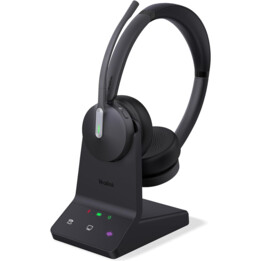 Fone de ouvido híbrido sem fio Yealink WH64 Dual Teams DECT