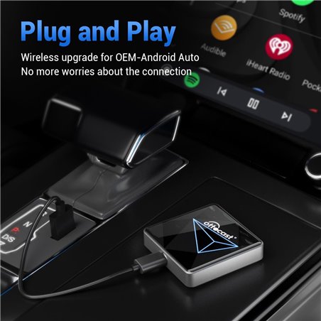 Ottocast Adaptador Inalámbrico Carplay Y Adaptador Inalámbrico Para Auto Android