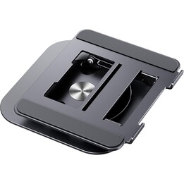 Support Rotatif LS928 pour Tablette et Ordinateur Portable en Aluminium Gris Foncé