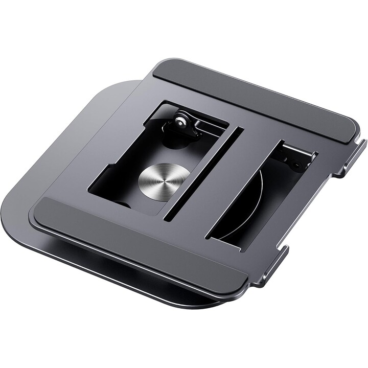 Ständer für LS928-Tablet und tragbares Gehäuse aus grau-schwarzem Aluminium