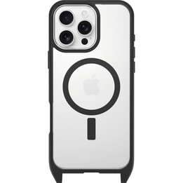 otterBox React Series - Custodia MagSafe per iPhone 16 Pro Max - Custodia protettiva ultrasottile con cinturino regolabile e sta