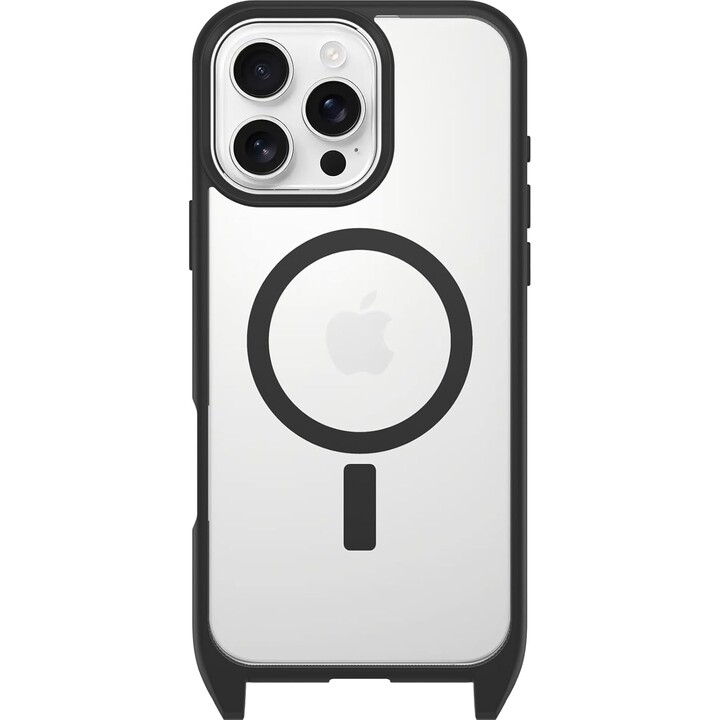 otterBox React Series – Capa MagSafe para iPhone 16 Pro Max – Capa protetora ultrafina com alça ajustável e removível – Padrão m