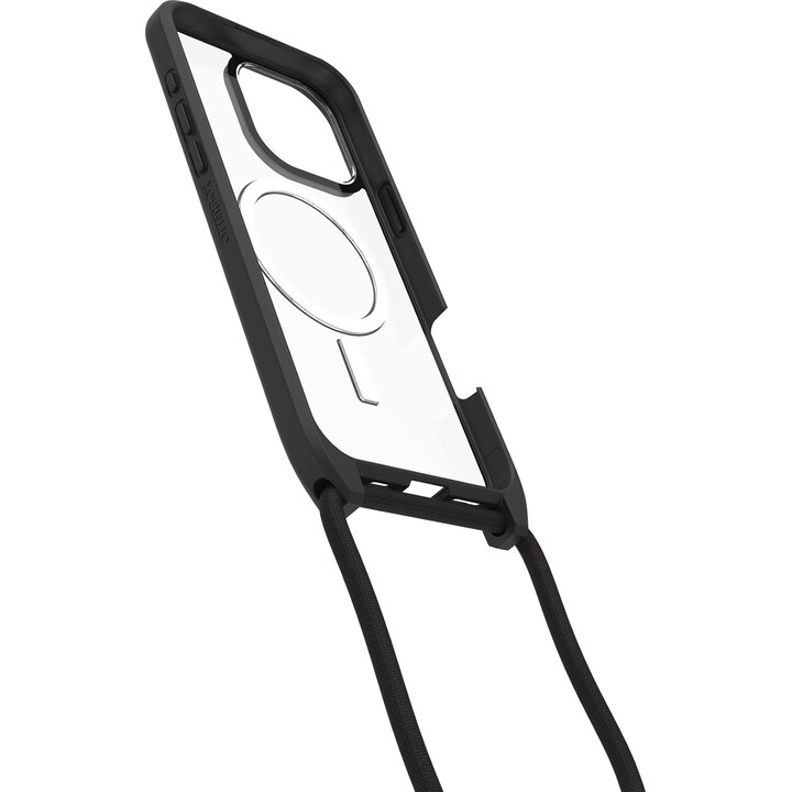 otterBox React Series – Capa MagSafe para iPhone 16 Pro Max – Capa protetora ultrafina com alça ajustável e removível – Padrão m