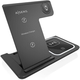 Base de chargement sans fil Aisens ASCH-15W3WC043-BK/ 15W