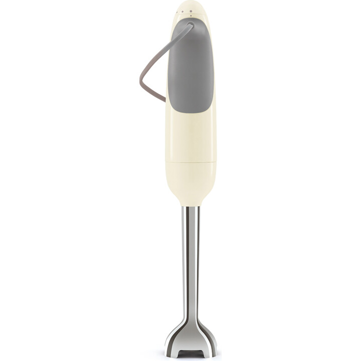 Mixeur plongeant Smeg avec accessoires crème style 50 hbf03creu