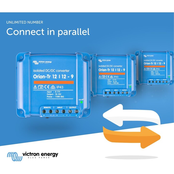 Victron Energy Orion-Tr 12/12-9A Convertidor CC/CC (ORI121210110R)