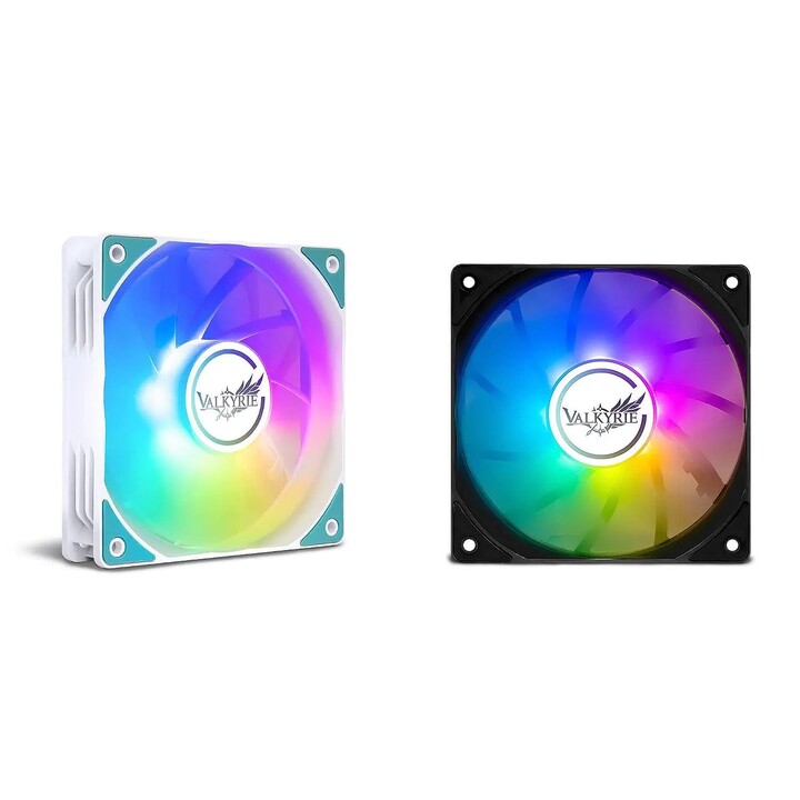 Sistema di raffreddamento per computer Valkyrie VK-FANV12FW Case del computer Ventola bianca