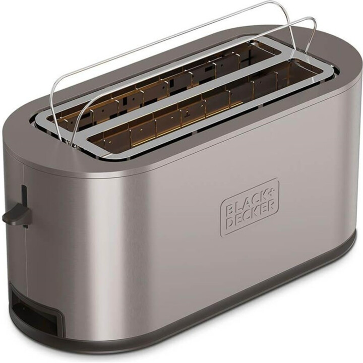 Tostadora con calienta bollos Black+Decker BXTO1501E 1500W