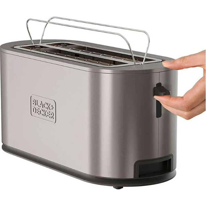 Tostadora con calienta bollos Black+Decker BXTO1501E 1500W