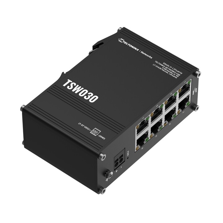 Teltonika Tsw030 | Konmutador | 8x RJ45 100 MB/s, IP30