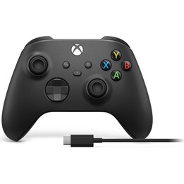 Microsoft Xbox Series Wireless Controller Schwarz + USB-C-Kabel