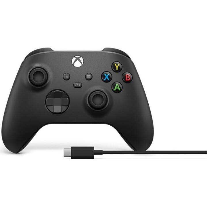 Controller wireless Microsoft serie Xbox nero + cavo USB-C