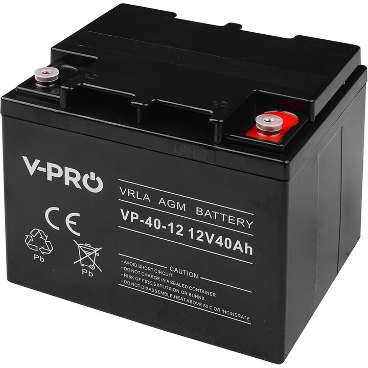 Volt Pologne Batterie Agm Vpro 12V 40 Ah