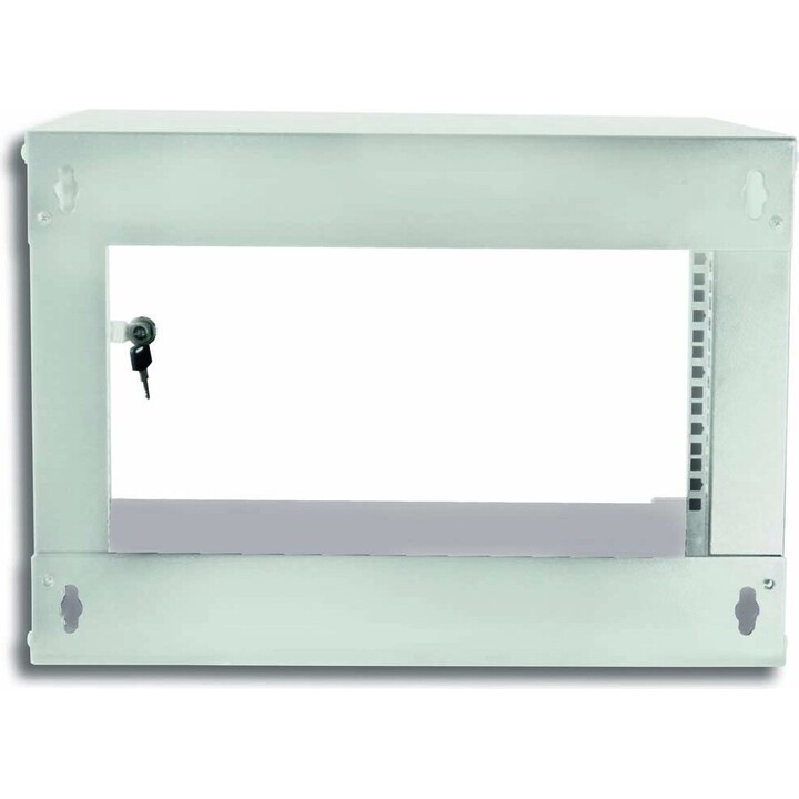 Techly I-CASE EL-1006G45 armario rack 6U Bastidor de pared Gris