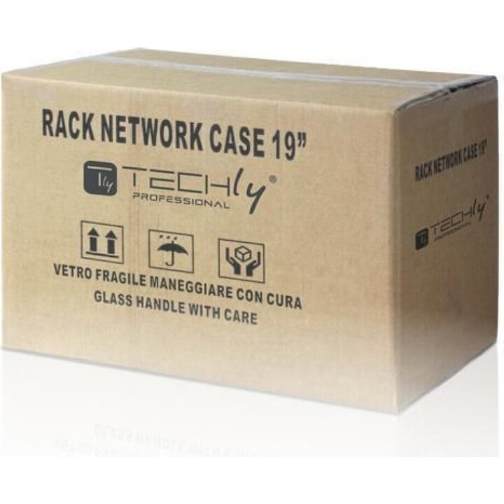 Techly I-CASE EL-1006G45 Rack 6U Wandmontiertes Regal Grau