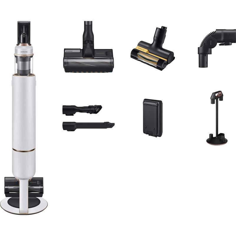 Samsung Bespoke JetTM Plus, Aspirapolvere verticale VS20B95823W 580W Nero/Bianco