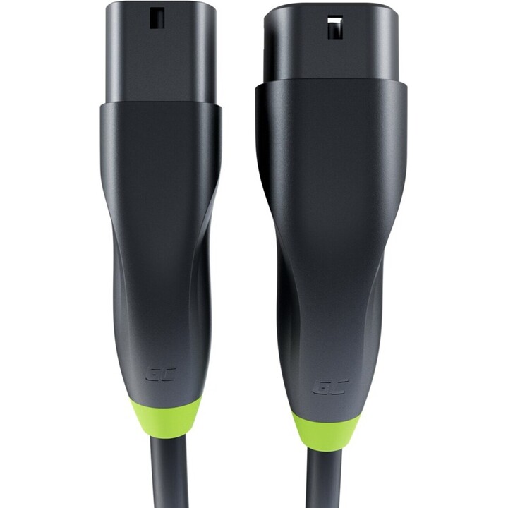 Green Cell EVKABGC03 Ladekabel für Elektrofahrzeuge Schwarz Typ 2 3 5 m