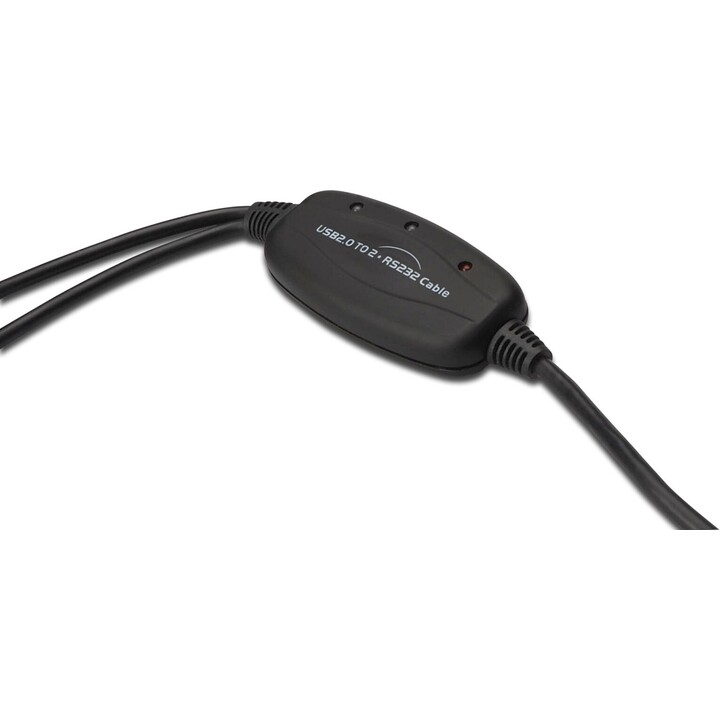 Adaptador Digitus® USB 2.0 para 2x RS232