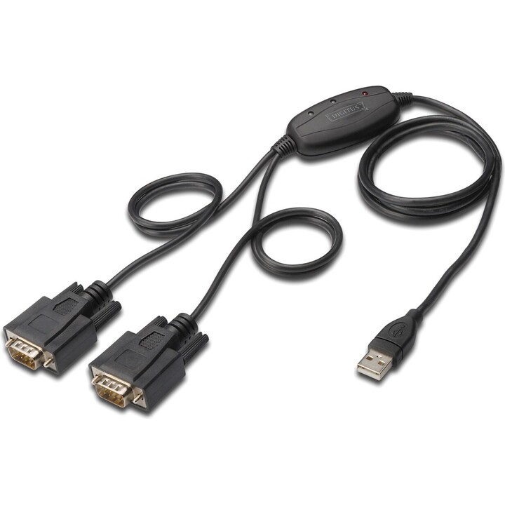Digitus Adaptateur USB 2.0 vers 2 ports RS232