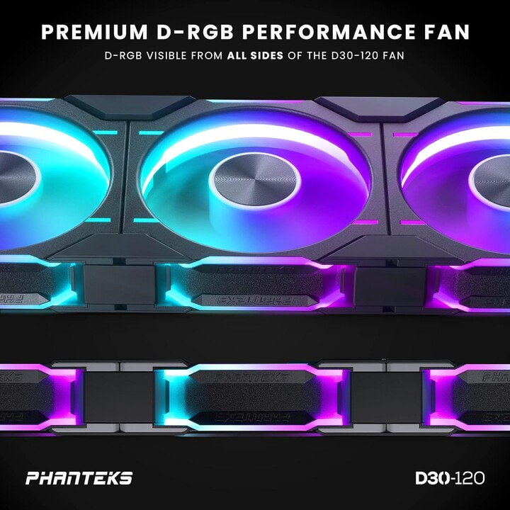 Phanteks D30 PWM DRGB 120mm Nero