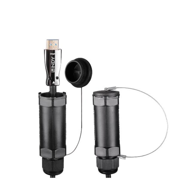 Câble HDMI fibre optique hybride 8K60 robuste, 30 m