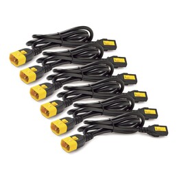 Juego de cables de alimentación APC AP8704S-WW (6 cada uno), bloqueables, C13 a C14, 1,2 m