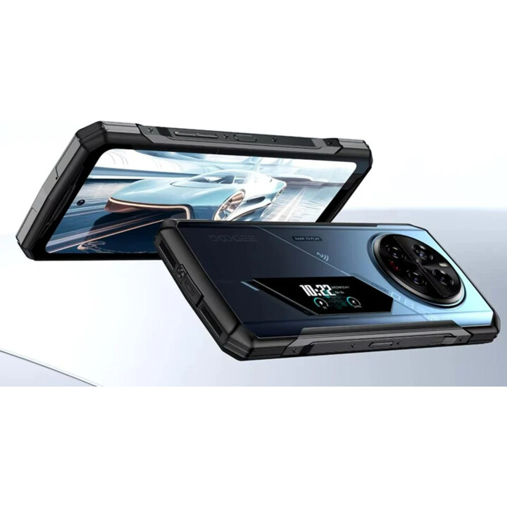 Doogee V40 Pro 5G, rugged phone, 6.78-inch screen, 16GB RAM, 512GB Storage, Blue color
