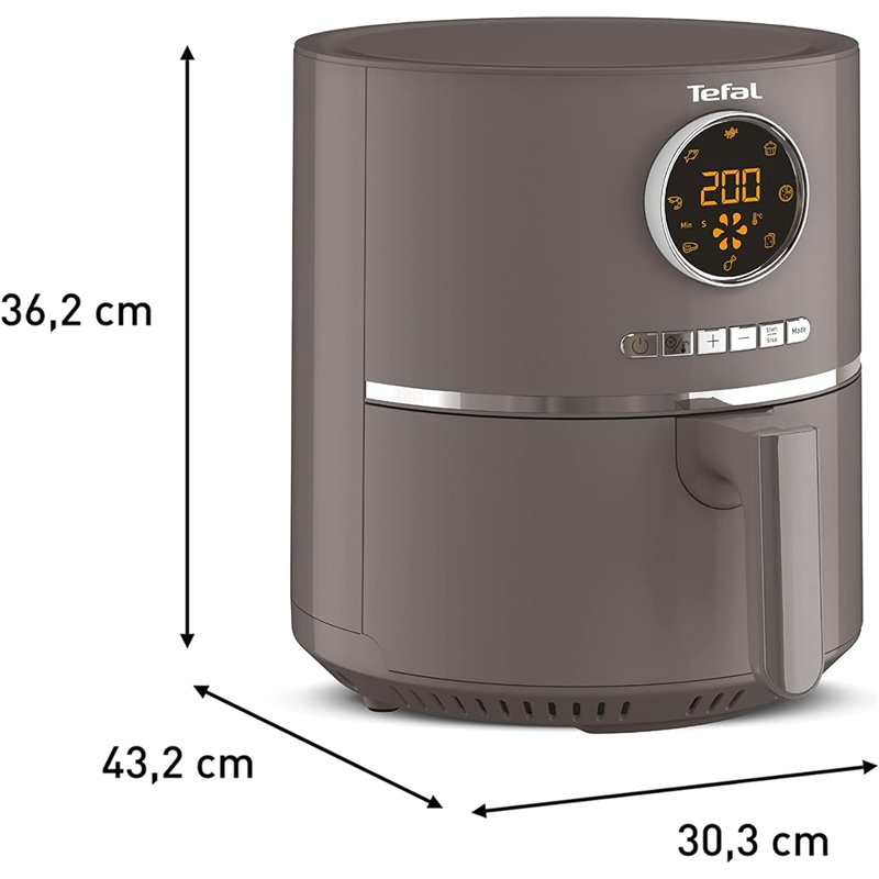 Tefal Ultra Fry Digital EY111B 4.2 L 1400 W Grey - Hot air fryer