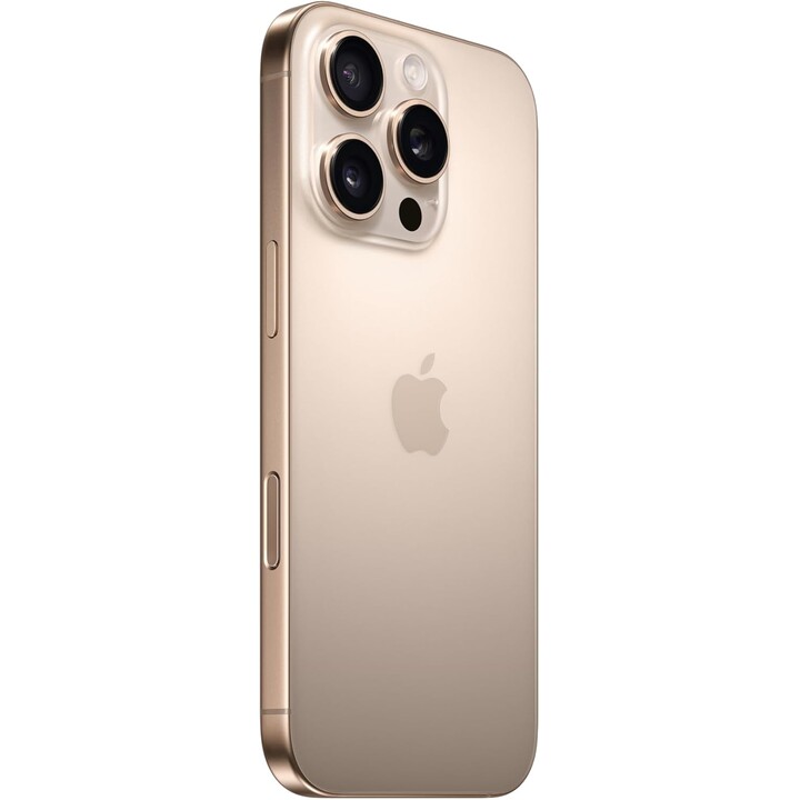 Apple iPhone 16 Pro Max 512 GB, telefono cellulare 5G con controllo fotocamera, 4K 120 fps, Dolby Vision, Titanio sabbia