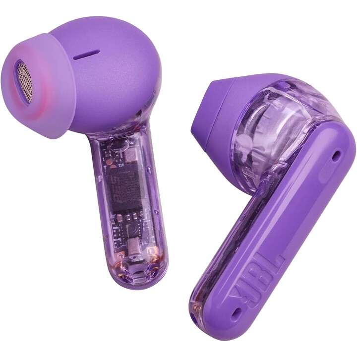 Auriculares Bluetooth JBL Tune Flex Ghost Edition morados