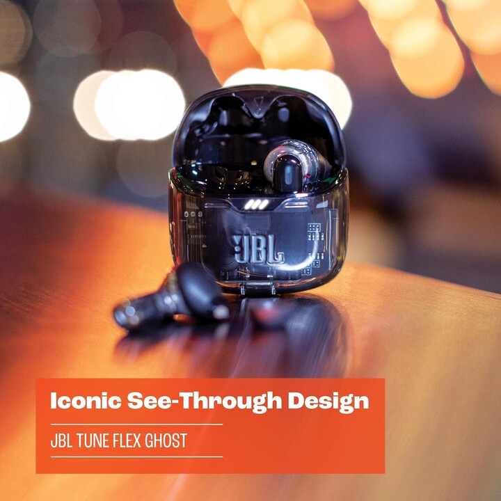 JBL Tune Flex Ghost Edition Viola - Cuffie Bluetooth