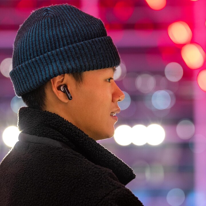 JBL Tune Flex Ghost Edition Viola - Cuffie Bluetooth