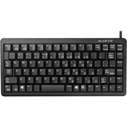 CHERRY Compact Keyboard G84-4100, spanisches Layout, QWERTY-Tastatur, kabelgebundene Tastatur, kompaktes Design, ML mechanisch, 