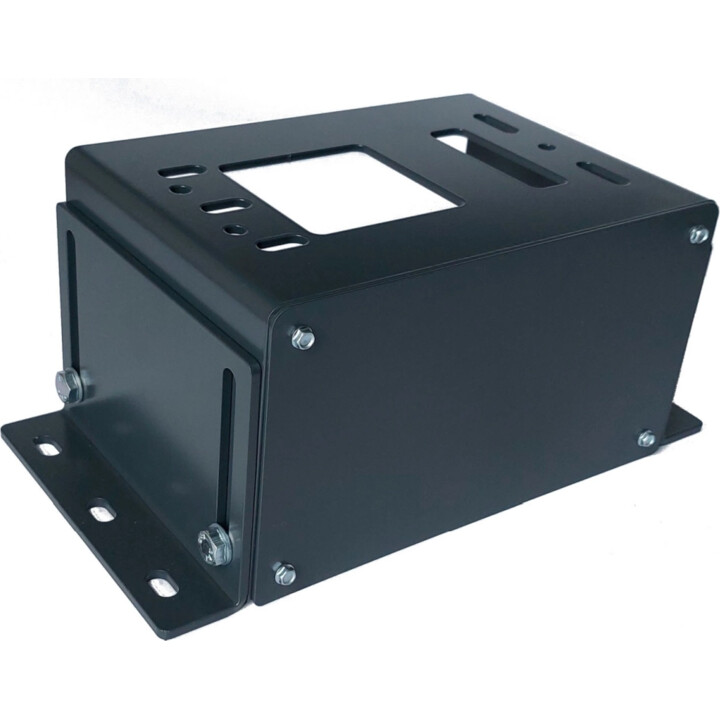 Mounting base 15.5-24cm ZINC PLATED RAL7016 for DEA LIVI, SOMFY ELIXO, BFT DEIMOS, ROGER M30 drives