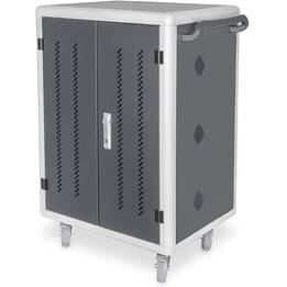 Digital charging cart for 30 15.6" laptops