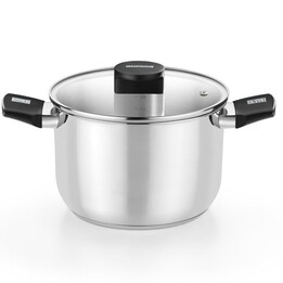 Pentola Elite Inox M240224/ 24 cm/ 6,5 L/ Acciaio inossidabile/ Adatta all induzione
