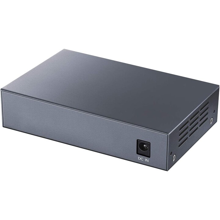 Cudy GS1005P Gigabit Ethernet Switch 5 Ports Poe+ 60W, 4 Ports 10/100/1000Mbps Poe+, Switch Non Géré