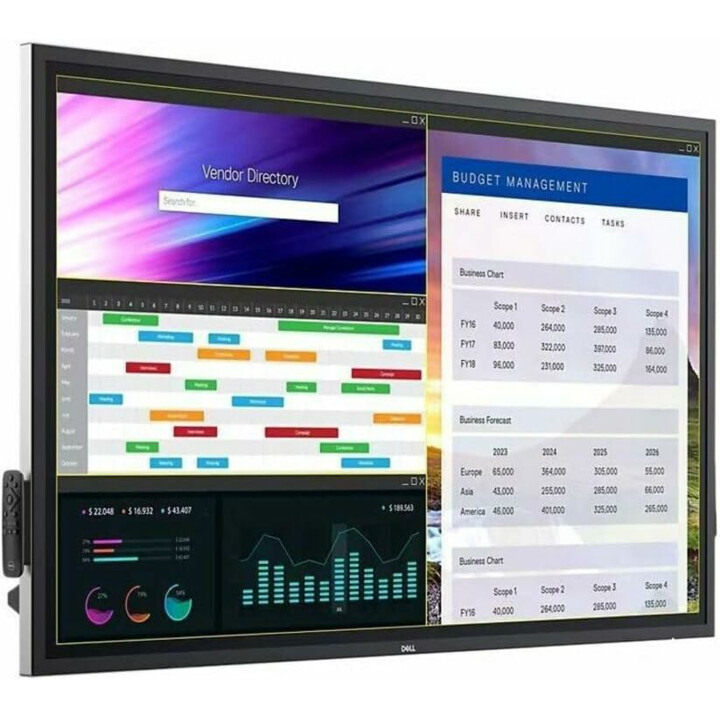 Monitor de toque interativo 4K Dell de 65 polegadas