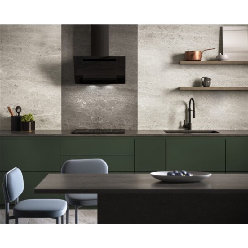 Exaustor vertical Eco Duo Glass preto