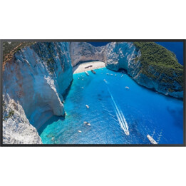 Sinalização digital de tela plana Samsung 75 polegadas 4K Ultra HD preta