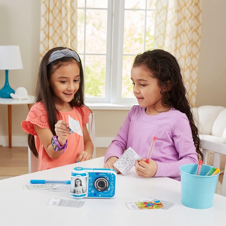 Vtech Kidizoom Print Cam Bleu - Appareil photo instantané pour enfants