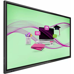 Philips 75 inch WiFi 4K Ultra HD Digital Signage Flat Panel Display in Black