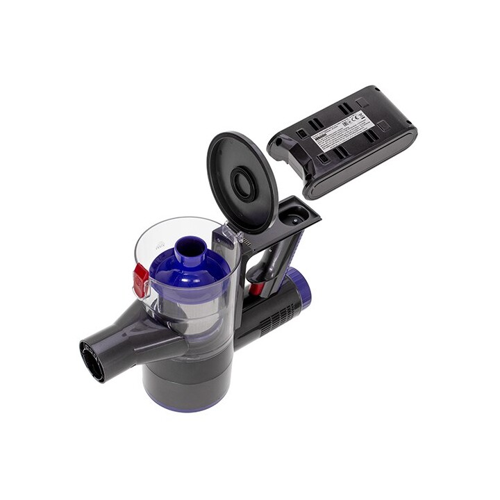 Aspiradora vertical sin cable Adler AD 7061 apto para alérgicos Negro, Azul