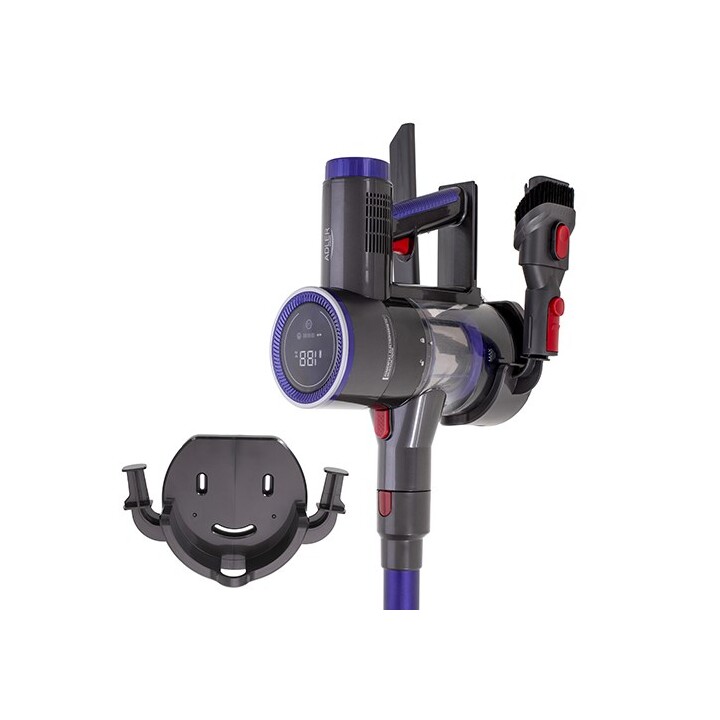 Aspiradora vertical sin cable Adler AD 7061 apto para alérgicos Negro, Azul