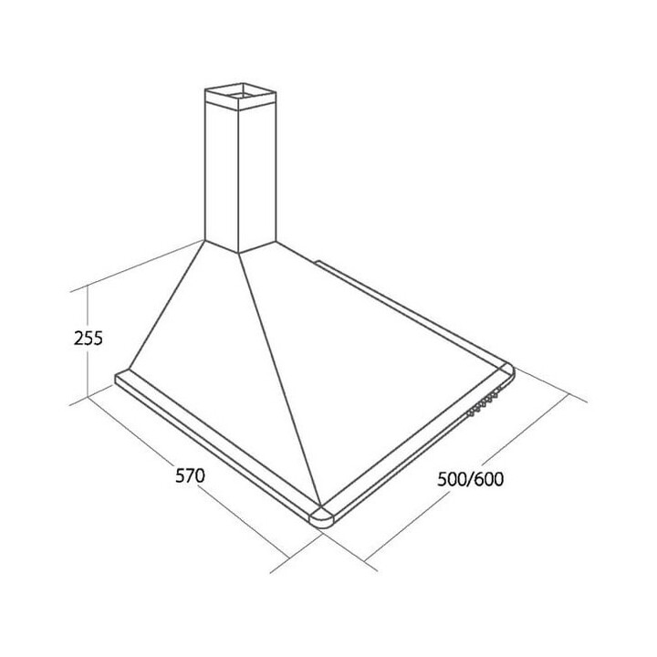 Akpo WK-5 Elegant Turbo 50 Inox Extractor Hood