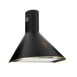 Campana de chimenea Akpo WK-4 Dandys GOLD 50 cm 450 m3/h, Negra