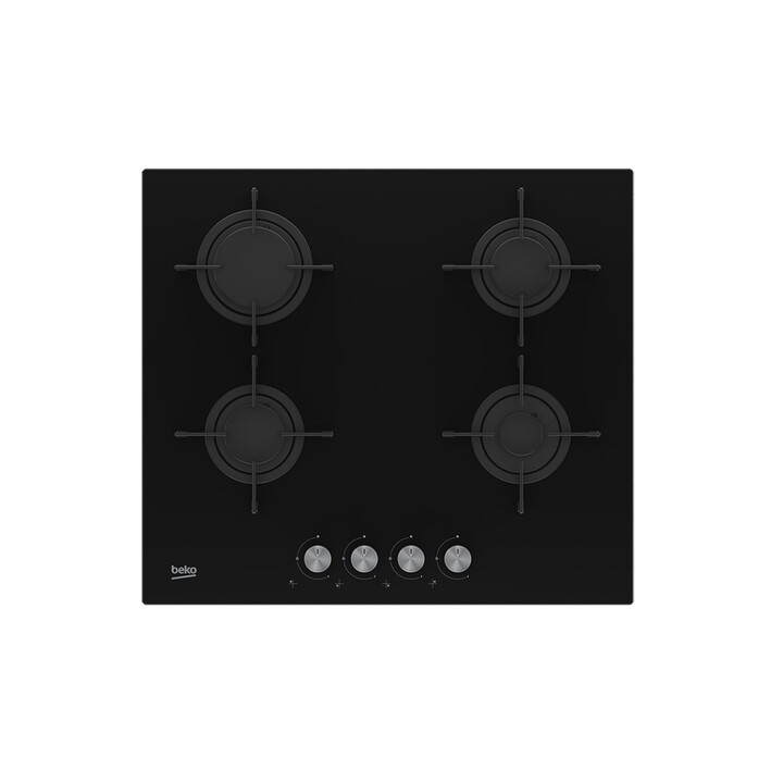 Beko HILG 64220 S plaque Noir Intégré Gaz 4 zone(s)