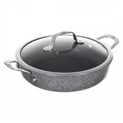 Sartén profunda de inducción con 2 asas BALLARINI Salina Granitium 24 cm 75002-811-0
